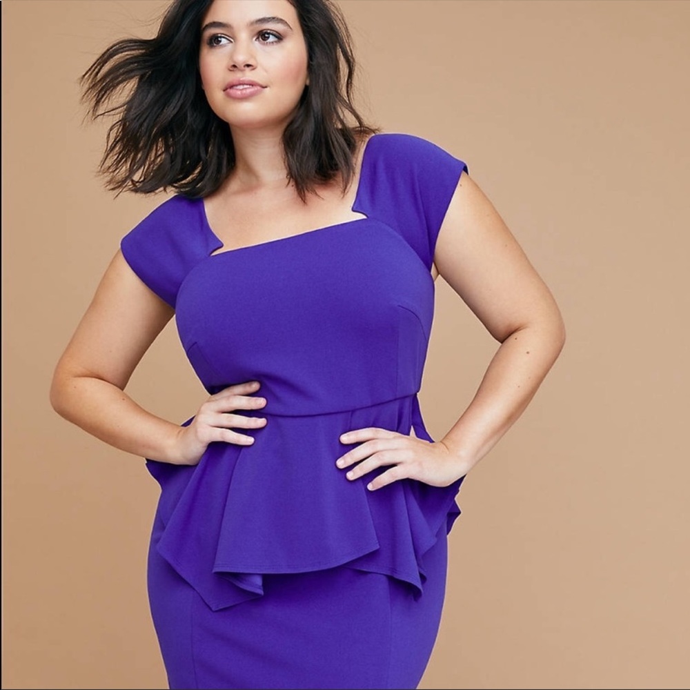 NWT Berry blue LANE BRYANT dress